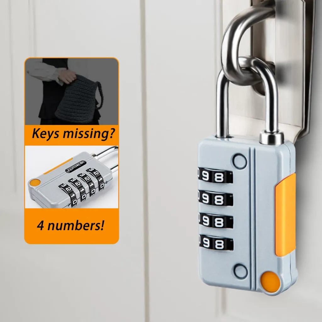 Lock 4 Digits Combination Mini Size Padlock Waterproof Outdoor Heavy Duty  (4).webp