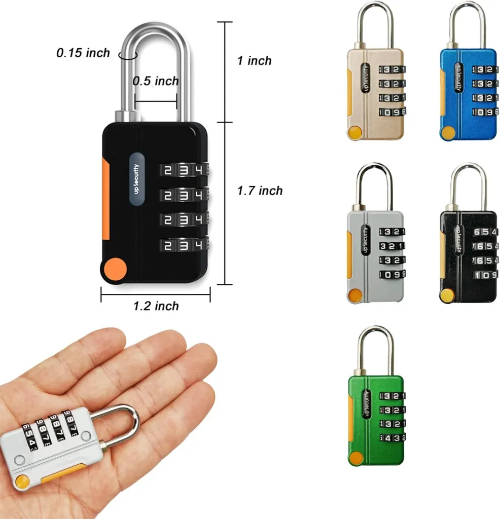 Lock 4 Digits Combination Mini Size Padlock Waterproof Outdoor Heavy Duty  (1).webp