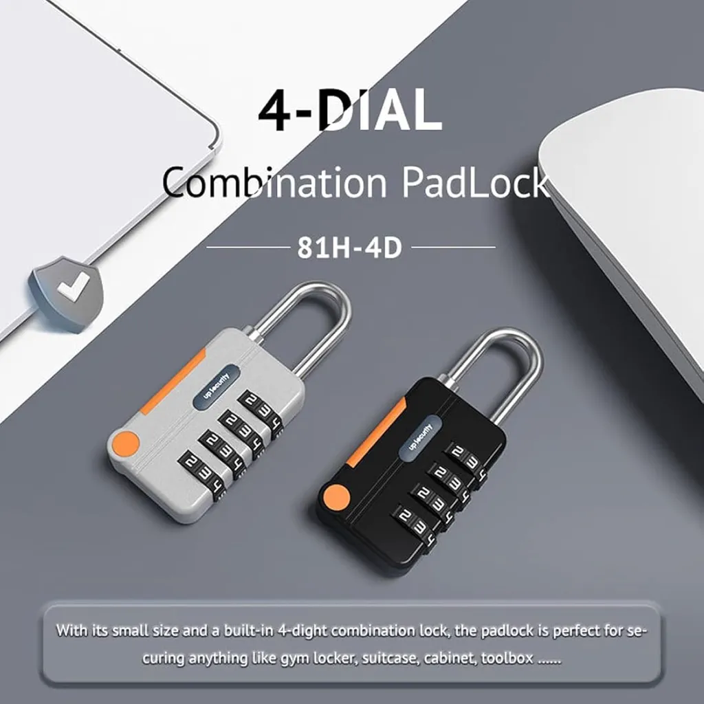 Lock 4 Digits Combination Mini Size Padlock Waterproof Outdoor Heavy Duty  (8).webp