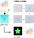 Luminous Stars 100 Pieces Stars for Ceiling Decorations (4).webp