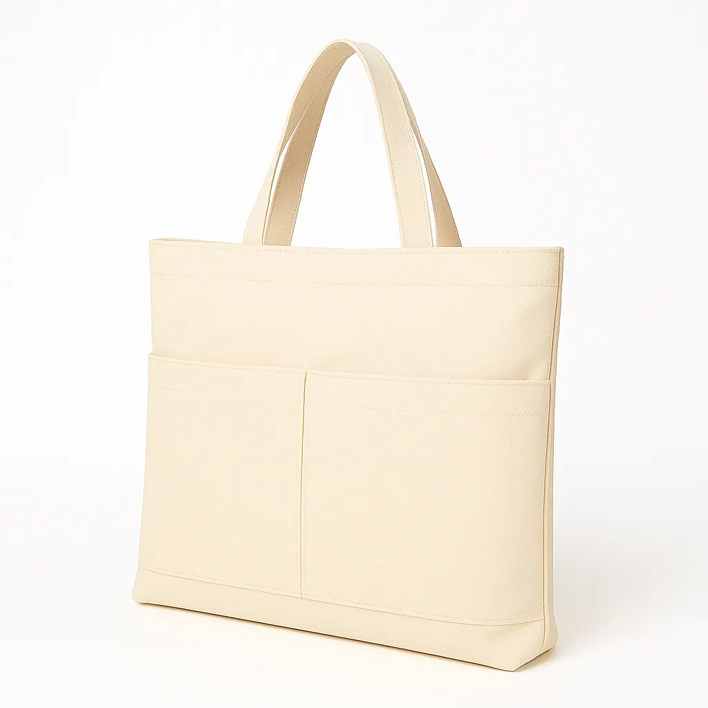 canvas tote bag with zipper and pocket (2).webp