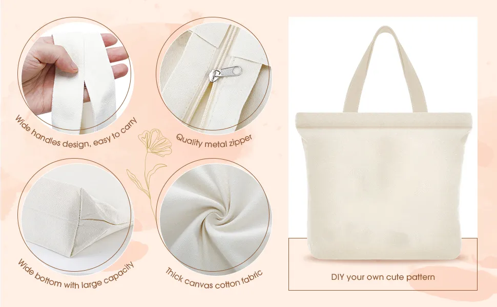 Premium Canvas Tote Bag with Zipper – 16.5 x 13 (2).webp