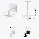 360 Degrees Rotating Folding Hook Self-Adhesive 180 Degrees Vertical Flip Hook (5).webp