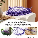 Portable Clothesline with 12 Clips - Extends 12ft, Heavy Duty Stainless Steel Hooks (9).webp