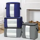 Winter and Summer Clothes Organizer Blanket for Seasonal Storage
