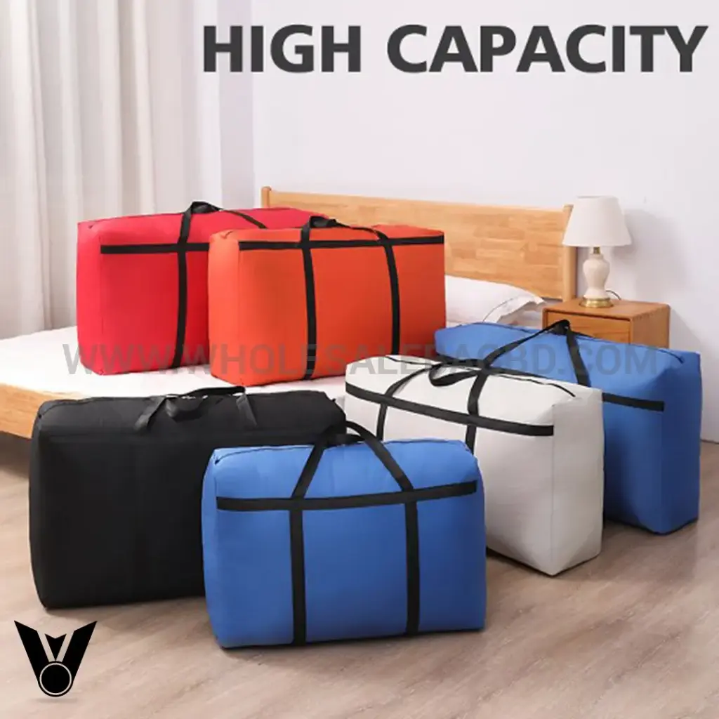 [BC30] Extra Large Moving Storage Bag for Travel and Home Organization (Grey)
